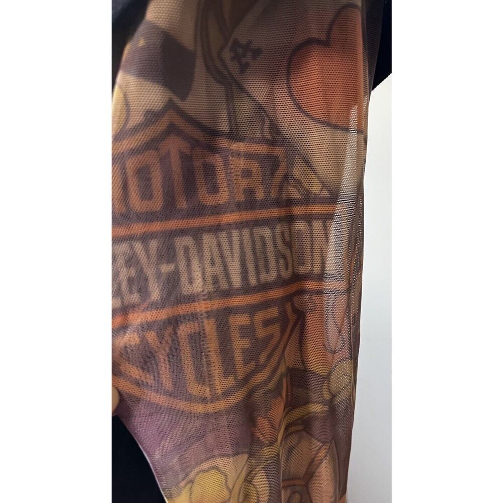 Harley-Davidson Black and Orange Blouse - Picture 4 of 7